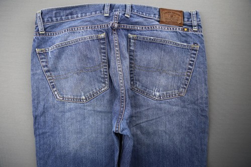 Pantalones de mezclilla para hombre Lucky Brand 329 clásicos rectos en apuros talla 36x30 (MSR 36x29) - Imagen 10 de 11