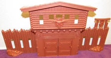 Vintage Redbox Wild West Playset Fort Buffalo - Front Gate Only