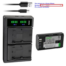Kastar LP-EL Fully Decoded Battery LTD2 USB Charger for Canon 4307C002 Battery