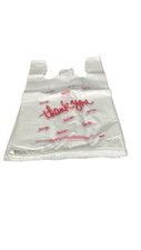 White Thank-You Grocery Shopping Bags Handles Large 11.5x6.5x22  Lot 750 - SALE