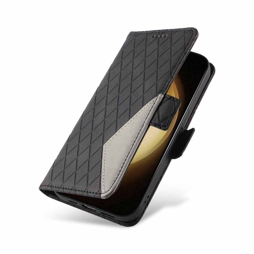 For Samsung S23 Ultra S22 S21 S20 S10 S9 S8+ Grid Wallet Flip Leather Case Cover - Picture 6 of 29