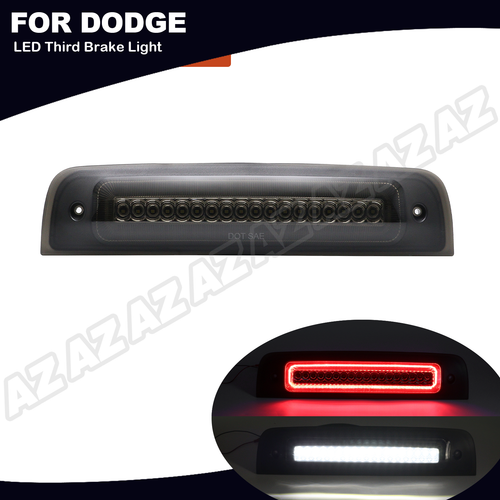 Fit For 2009-2018 Dodge Ram 1500 2500 3500 Black LED 3rd Brake Light Cargo Lamp - Picture 3 of 11