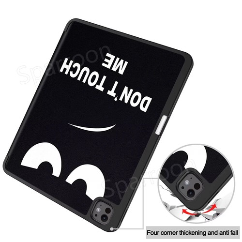 Case For iPad Air 13 / 11 & Pro 13 / 11 2024 PU Leather Cover with Pencil Holder - Picture 90 of 95
