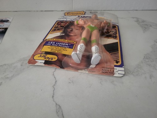 Lex Luger w/JSA COA - Justoys WCW Twistables Figure (VTG/MINT/RARE/HTF) - Picture 7 of 9
