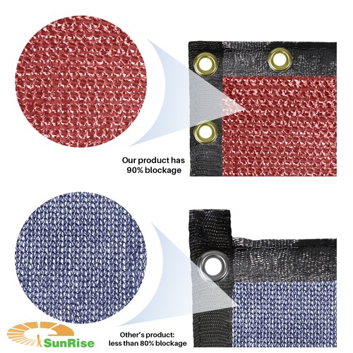 1ft Custom Windscreen Privacy Fence Screen Heavy Duty Mesh Shade Cover 3Colors - Picture 17 of 25