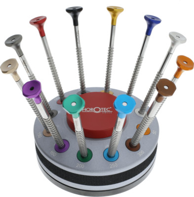 Assortiment De 5 Tournevis D'horloger Horotec 01.020-B + Mèches - Neuf Suisse