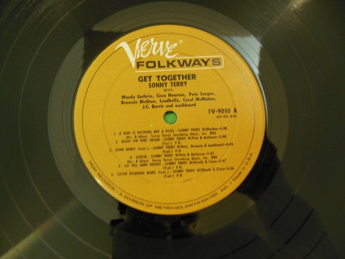 SONNY TERRY, LEADBELLY... HARMONICA BLUES: Get Together- Verve from 1965 in  EX+ - Picture 3 of 6