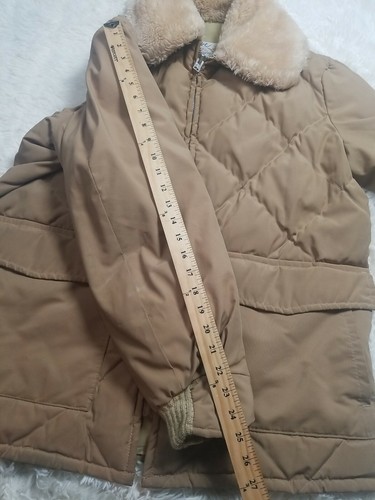 Vtg SCHOTT JACKET PRIME NORTHERN GOOSE DOWN SZ L Full Zip talon zippers quilted - Picture 4 of 12