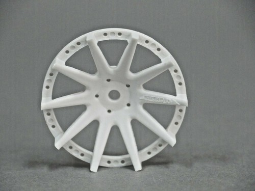 LLANTAS DE INSERCIÓN DE RUEDAS Fly Wheels 1/10 grandes 2,2 ajustables 6-9 mm offset BLANCAS - Imagen 3 de 12
