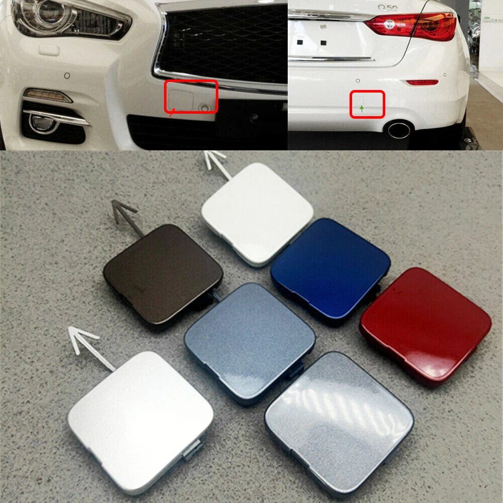 Car Rear Bumper Tow Hook Eye Cover Cap Hole For 2014 16 2015