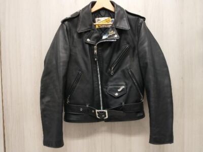 Schott 614 Double Riders Black Size S 36 | eBay
