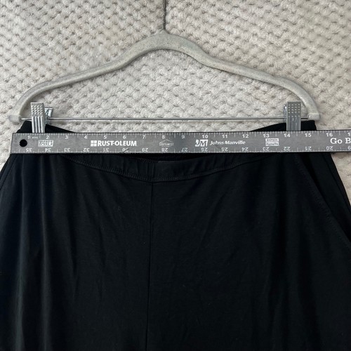 J.Jill Wearever Collection Cropped Pants Wide Leg Black Comfy Casual Size M - Picture 3 of 7