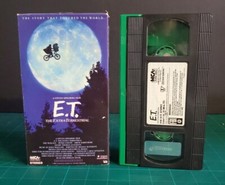 E.T. The Extra Terrestrial 1988 VHS Green Black Tape Original 