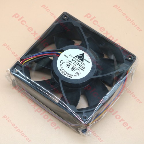 Delta AFC1248DE Server Cooling Fan PWM Speed Control DC 48V 1.64A 120*38mm 4Pin - Picture 2 of 5