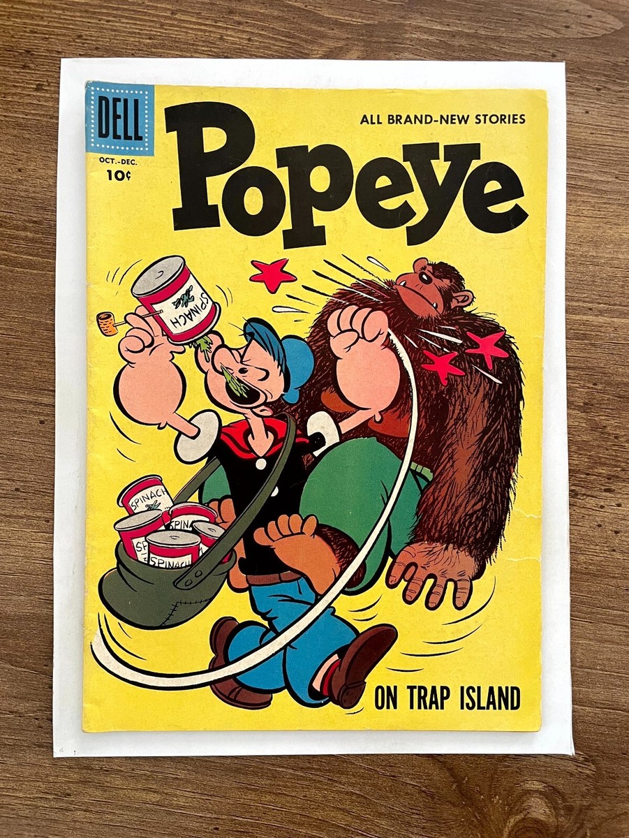 Popey # 42 VF Dell Silver Age Comic Book Olive Oil Spinach Cartoon