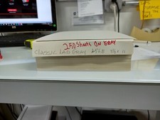 Classic Laid Antique Gray 65 # Cover Traditional Finish 8.5x11 250 Sheets