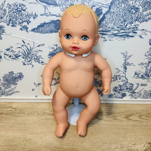 Water Babies 13” Blonde Baby Doll in Cheer Care Bear Outfit Vtg Lauer Toys 90’s - Picture 5 of 24