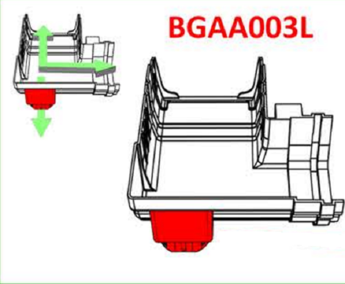 BGAA003 - 165mm 90° + Adaptador de canalón de caja de salida - Imagen 21 de 24