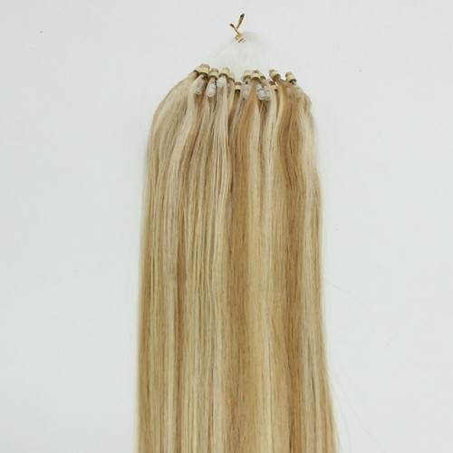 Micro Ring Loop Tip Remy Human Hair Extensions Straight Micro Beads Link Hair US - Picture 79 of 116