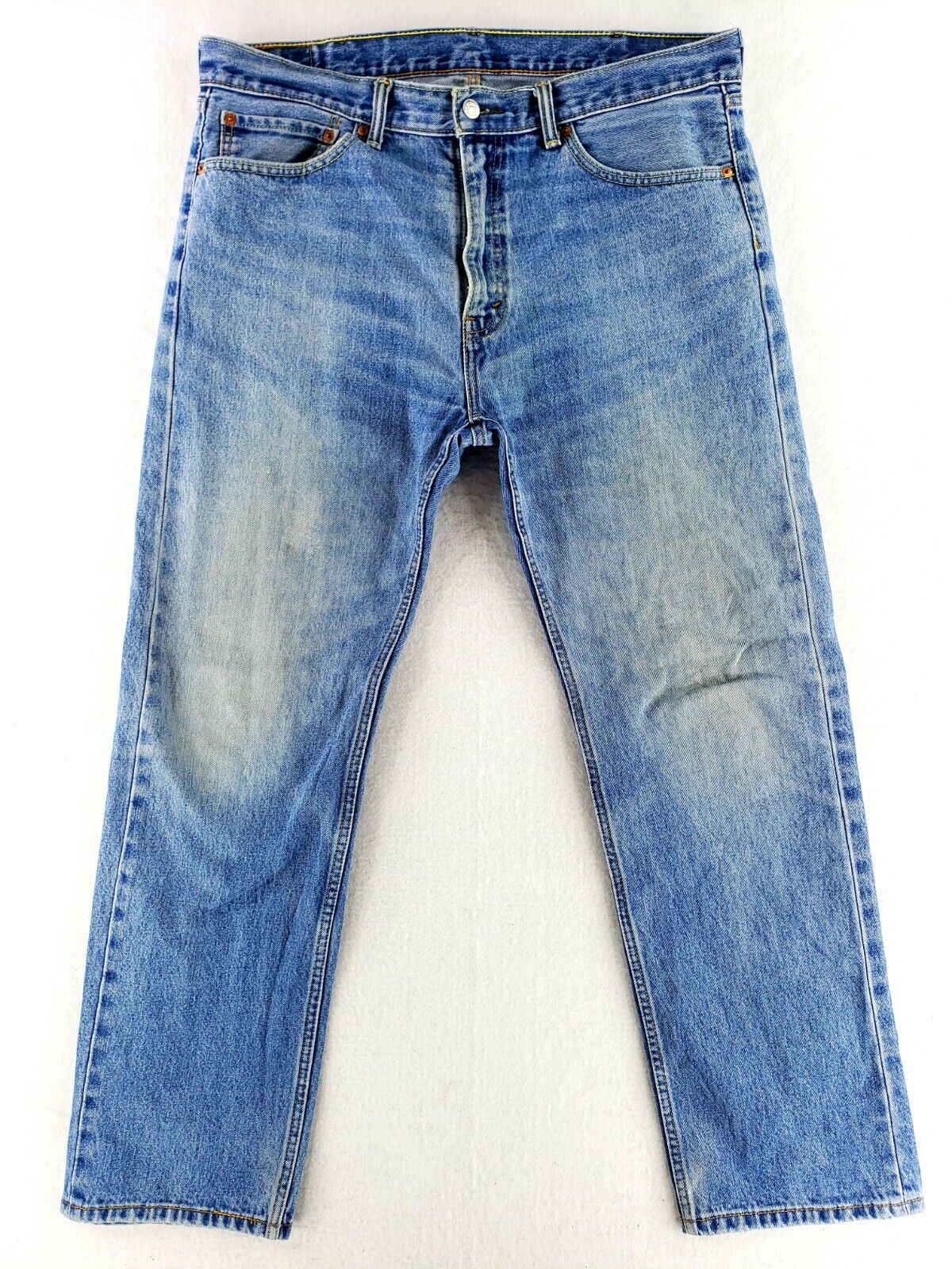 Levi's 505 Regular Fit 38x32 Classic High quality new Brand Cheap Sale Venue Jeans Denim Blue