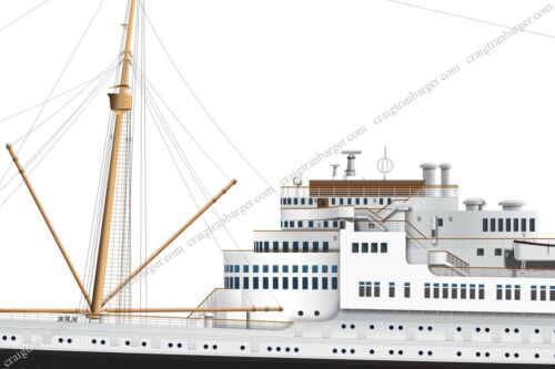 Queen,Mary,Elizabeth,RMS,Cunard,White,Star,ocean,luxury,liner,ship - Picture 4 of 14