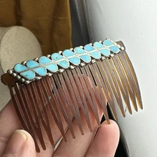 Sterling Silver Hair Comb Barrette
