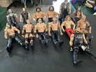 Lot of (13) Assorted 2011 Wrestling Movable Plastic Action Figures