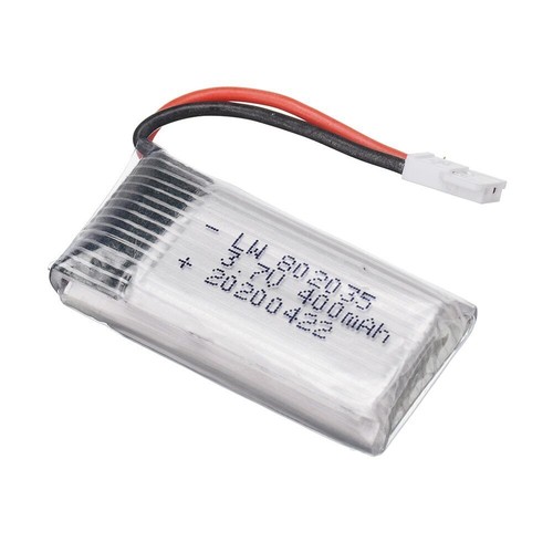 1Pcs 3.7V 400mAh 25C 802035 Lipo Battery For Hubsan H107 H6C RC Drone Quadcopter - Picture 1 of 9