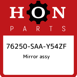 76250-SAA-Y54ZF-Honda-Mirror-assy-76250SAAY54ZF-New-Genuine-OEM-Part
