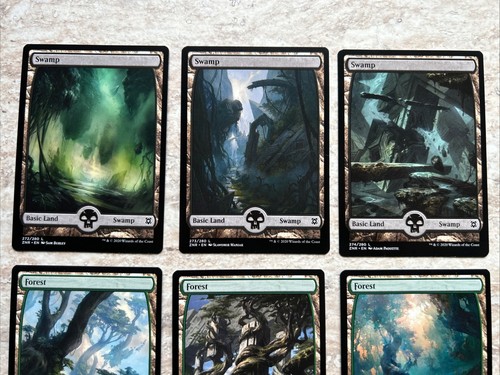 MTG Complete Set Full Art Lands NM Zendikar Rising - Picture 2 of 6