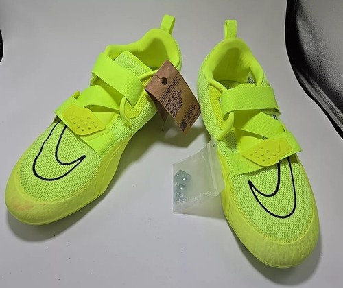 Sz 15 Nike SuperRep Cycle 2 Cycling Shoes Volt DH3396-700 Men's New - Picture 11 of 12