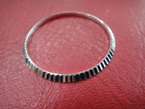 Bezel Ring for Rolex 116234 Date men's Oyster Datejust s steel silver Color 36mm - Picture 1 of 7