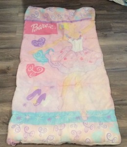 barbie sleeping bag