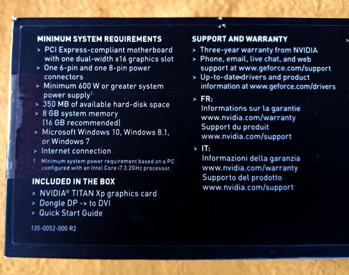 NVIDIA Titan Xp Graphics Card 900-1G611-2530-000 - Picture 5 of 12