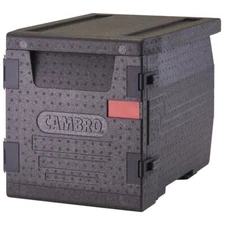 Cambro EPP300110 Black Cam GoBox Front Loading Catering Box Case of 1