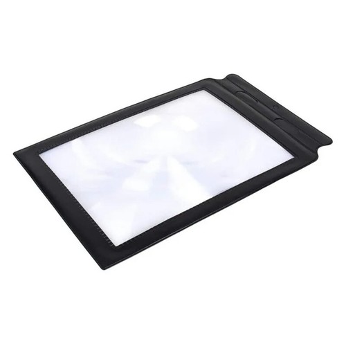 Reading Magnifier A4 Full Page Magnifying Sheet Low Vision Aid Fresnel Lenses - Picture 10 of 12