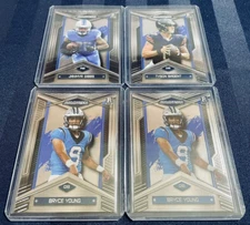 2023 Young Gibbs Bagent Rookies Silver Short Print Wild Card Alumination Pro Uni