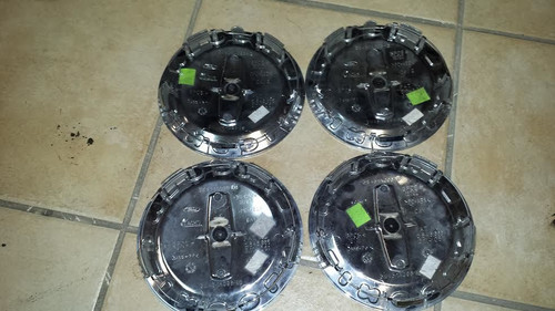 LINCOLN LS 2000 2001 02 03 04 2005 2006 4PC CHROME WHEEL CENTER CAPS 3W431A096AB - Picture 2 of 4