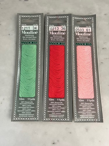 Madeira Mouline Embroidery Sticktwist Floss 10m (10) & Metallic Thread 12m (12) - Picture 8 of 23