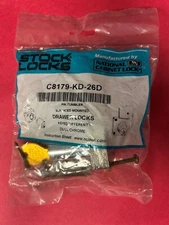 Stock Locks by National Cabinet Lock Drawer Locks C8179-KD-26D (keyed different)