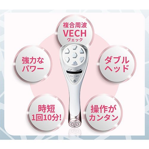 LUXCEAR Visage 2018 Model Outlet with Gel Facial Massager Equipment from Japan