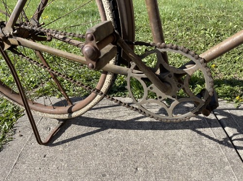 Prewar 1910s 1920sSchwinn Excelsior Deluxe Bicycle Original paint L@@K - Picture 5 of 10