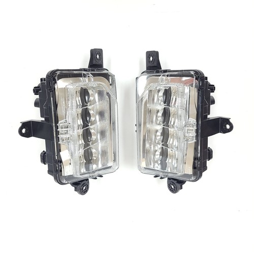 LED clear Fog Light Set Fit 2021-2023 GMC Yukon Switch Wire Bezel Assembly XL - Picture 5 of 9