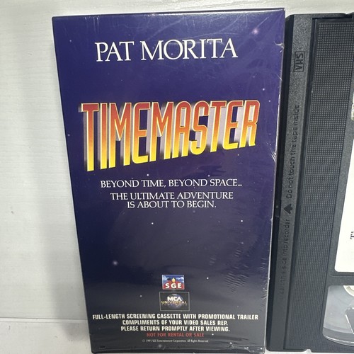 Timemaster Universal Movie 1995 Promo Screener Pat Morita Michael Dorn VHS NFS - Picture 2 of 5