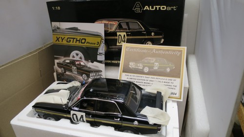 1/18 Biante Ford Falcon XY GTHO Phase 3 Black 2004 Historic Touring Car Series - Picture 3 of 6