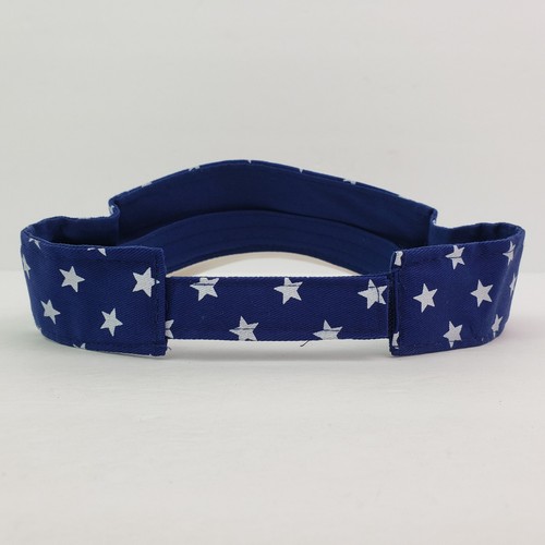 Unbranded Adult One Size USA Flag Patriotic Star Stripes Cotton Visor Hat - Picture 4 of 7