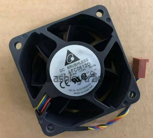 1PC For Delta AFC0612D 12V 0.60A 6025 PWM server chassis cooling fan 6cm 4-wire - Afbeelding 1 van 3
