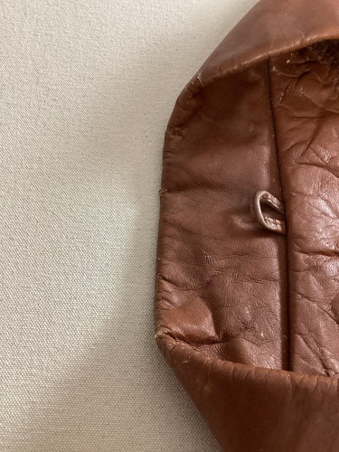 Vintage Sears The Leather Shop Leather Coat Made in USA Brown Size 40 - Picture 9 of 22