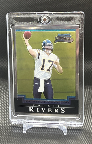 2004 Bowman Chrome Philip Rivers Super Bowl XXXIX RC NM/MT Rare - 第 4/4 張圖片