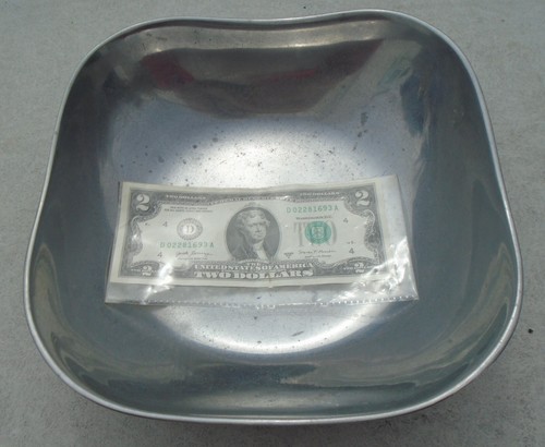 Bowl Wilton Armetale Boston Bowl 9” Square 3” Tall MT Joy 2 - Picture 7 of 7